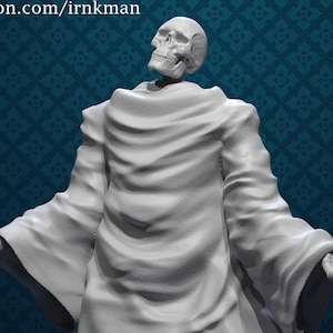 King of the Skull Servants Miniature - Irnkman&#39;s Minis - 28mm / 32mm / 36mm