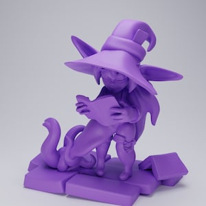 Goblin Witch Girl - Lavender Devilry - 28mm / 32mm / 36mm