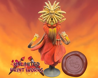 Lady of Pain Miniature - Ethan Savage Studios - Resin Printed Miniature for D&D, TTRPGs, and Board Games