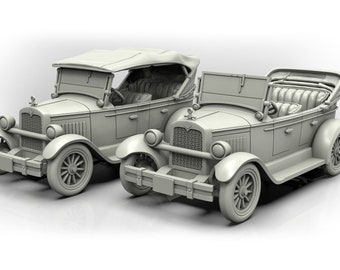 Chevalier Pickup Vehicle Miniature - Adaevy Creations - 28mm / 32mm / 36mm