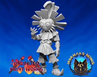 Forest Child Miniature - 28mm / 32mm / 36mm / 75mm - Irnkman's Minis - Unpainted Resin Printed Figure for D&D, TTRPGs, and Board Games