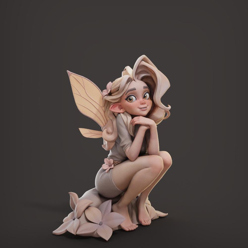 Mini Female Marvelous Fairy Miniature - Female Miniatures - 28mm / 32mm / 36mm ...