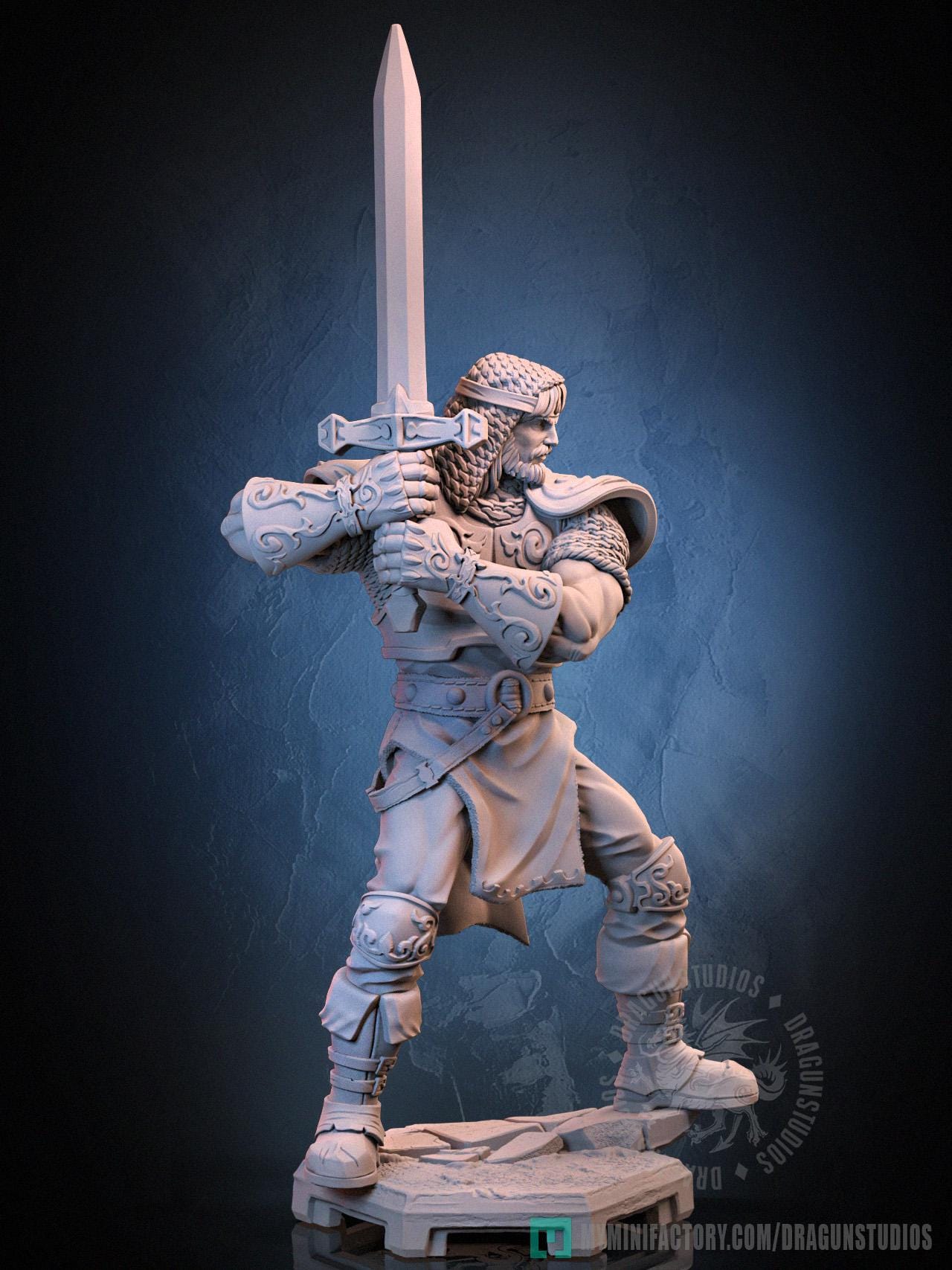 King Arthur Miniature - 28mm / 32mm / 36mm / 75mm - Dragun Studios ...