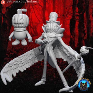 Pumpkinmon Digivolution Line Miniatures - Irnkman&#39;s Minis
