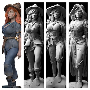 Wizard Calandra Miniature (4 Variations)  - 3Darts - 28mm / 32mm / 36mm / 75mm / 120mm