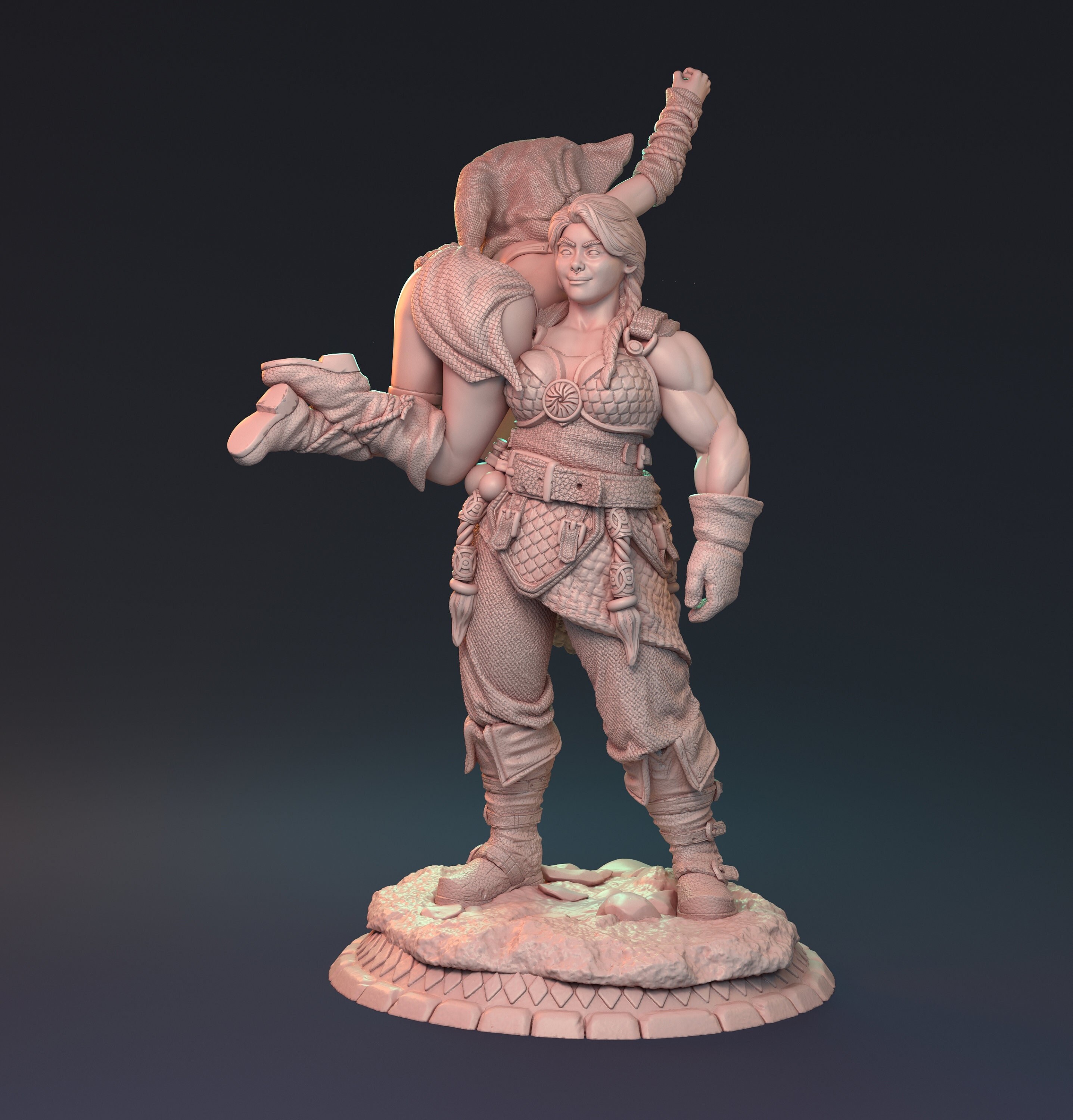 Bianka the Bouncer (Standard, Alternate & NSFW Options) - Mythreal - 28mm / 32mm / 36mm / 75mm