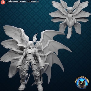 Lucemon Digivolution Line Miniatures - Irnkman&#39;s Minis