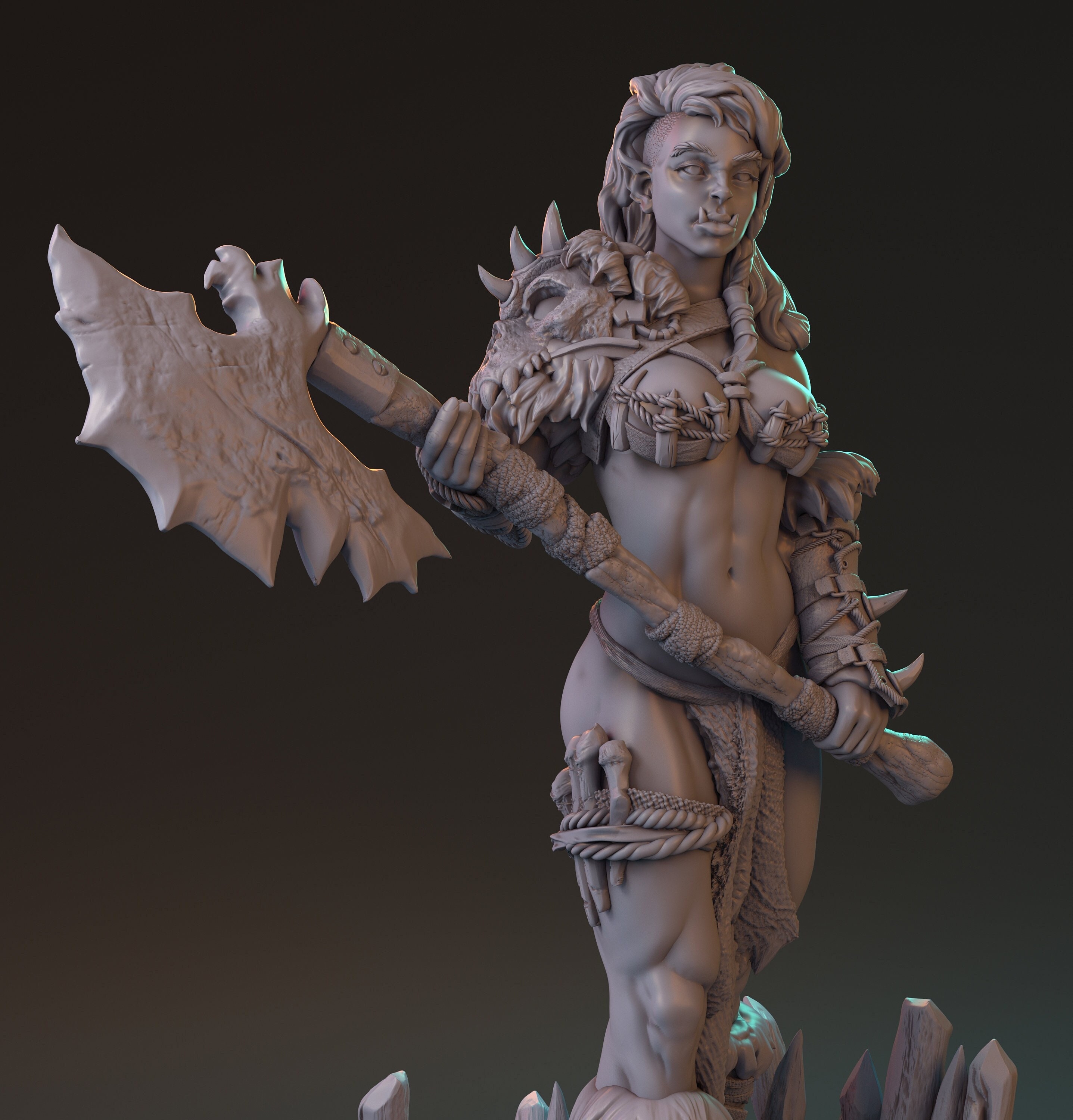 Nerteh Mickhar (Standard & NSFW Options) - Mythreal - 28mm / 32mm / 36mm / 75mm