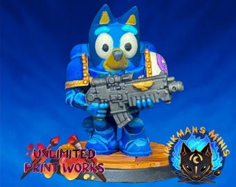 Dog of the Empire Miniature - 28mm / 32mm / 36mm / 75mm - Irnkman's Minis - Unpainted Resin Printed Figure for D&D, TTRPGs, and Board Games