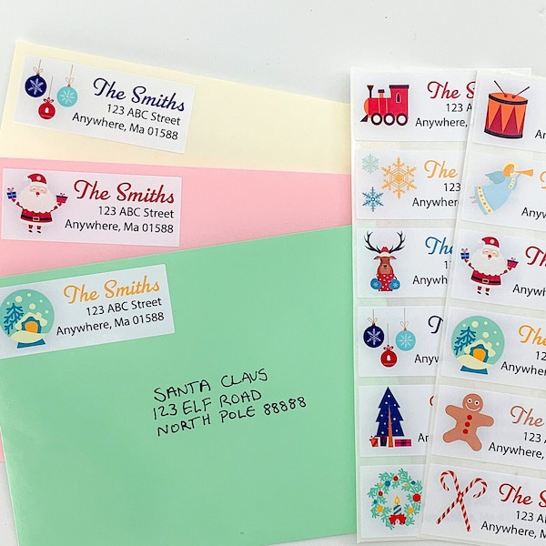 Angel return address labels etsy