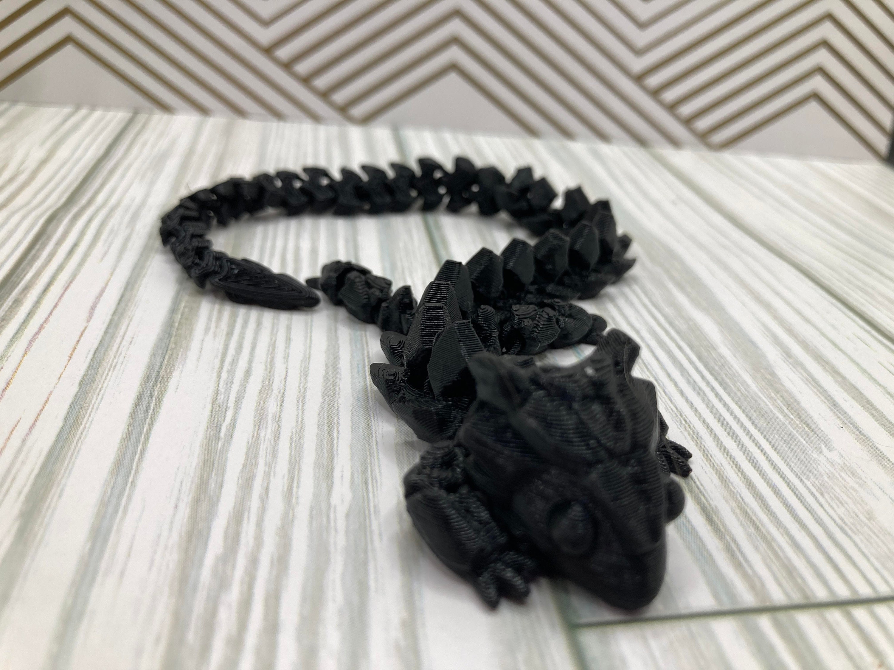 3d Printed Articulated Armor Dragon - Etsy