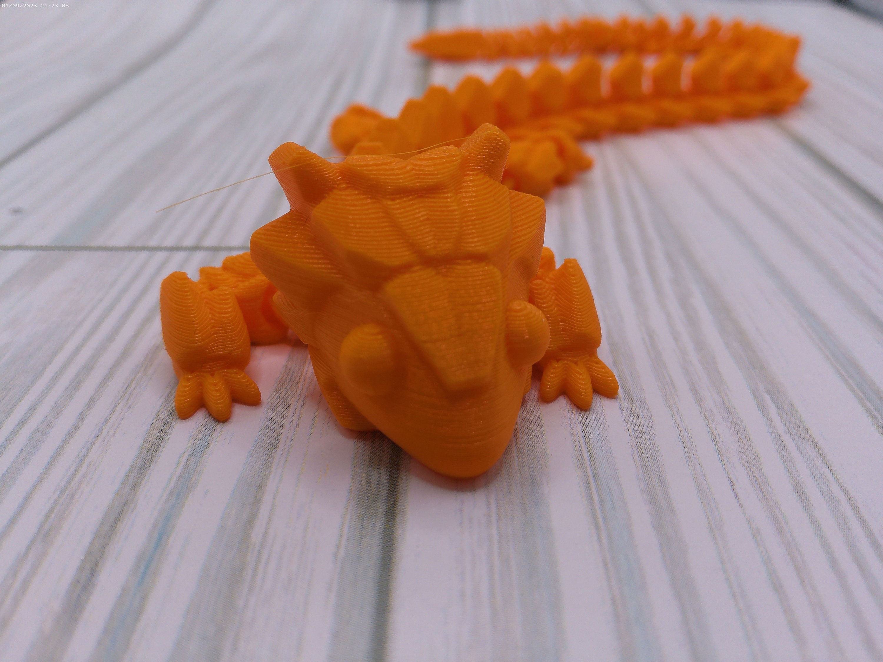 3d Printed Articulated Armor Dragon - Etsy