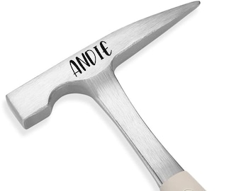 Personalized Rock Pick Hammer, Rock Hunting Hammer, Custom Rock Hammer, Prospecting Hammer, Mining Hammer, Rock Hounding Gift Ideas