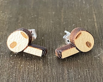 Miniaturowe kolczyki EarPods AirPods Earbuds, Miniaturowe kolczyki z technologią