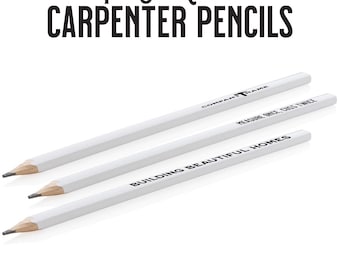Lápices de carpintero personalizados / Lápices de carpintero grabados / Lápices de carpintero / Regalos para papá / Regalos para el Día del Padre / Comerciante / Fontanero