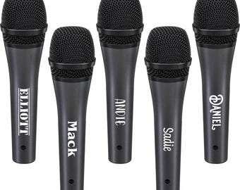 Personalized Sennheiser e835 Vocal Microphone, Laser Engraved Musician Gift
