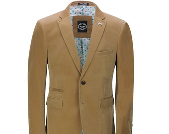 Navy Blue Corduroy Toggle Coat M/L main image 1