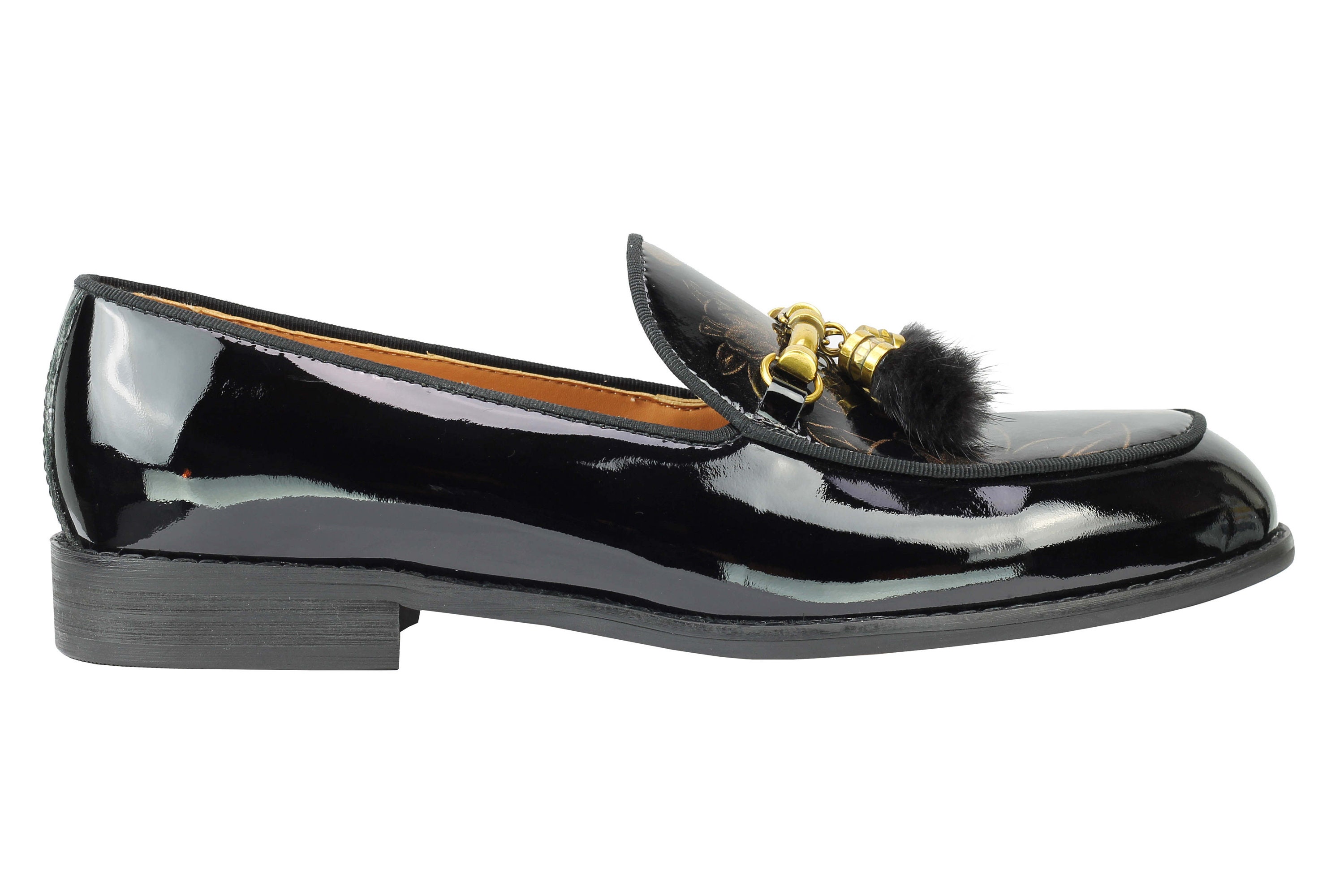 Black Shiny Loafers - Etsy UK