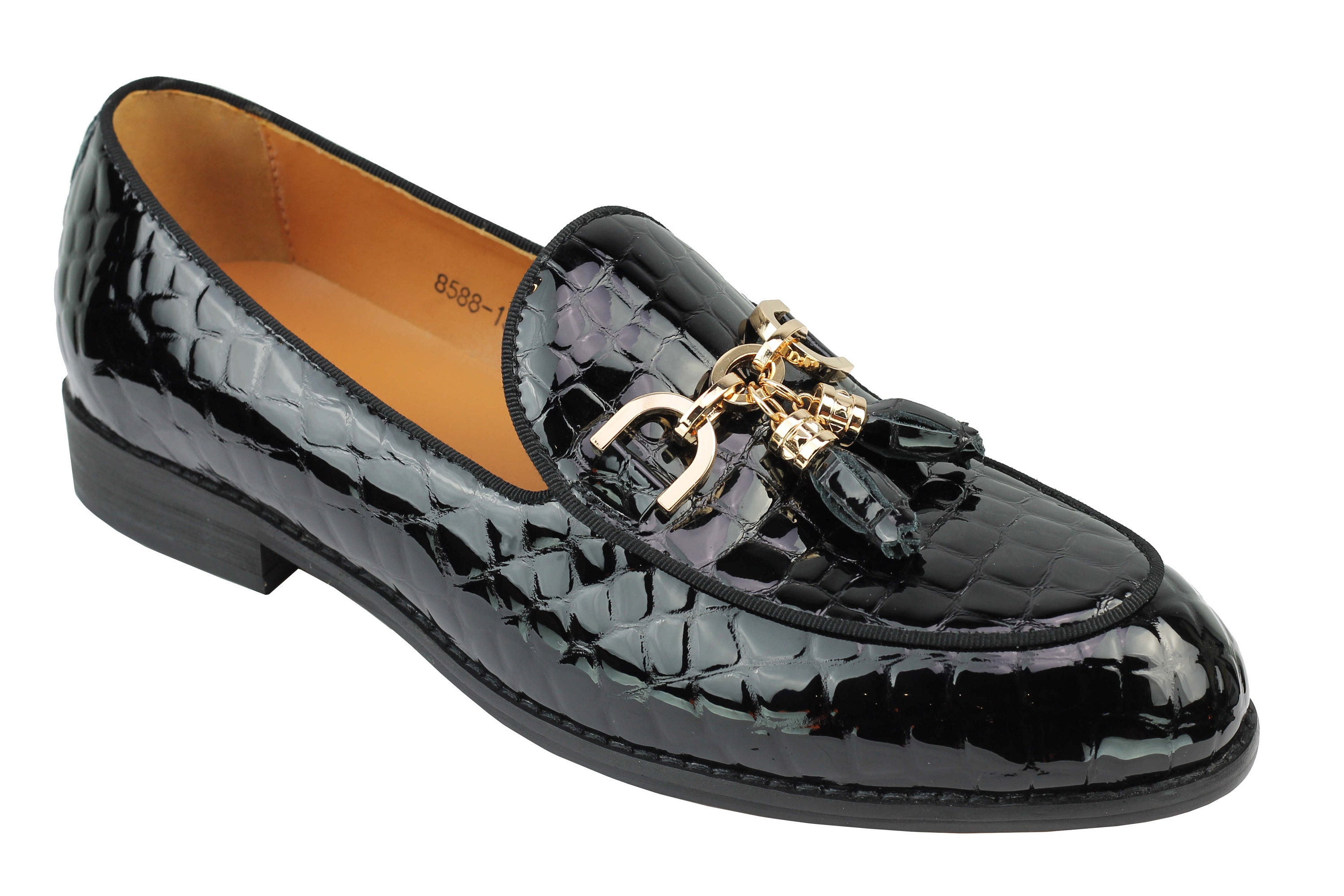 Glossy loafers sale