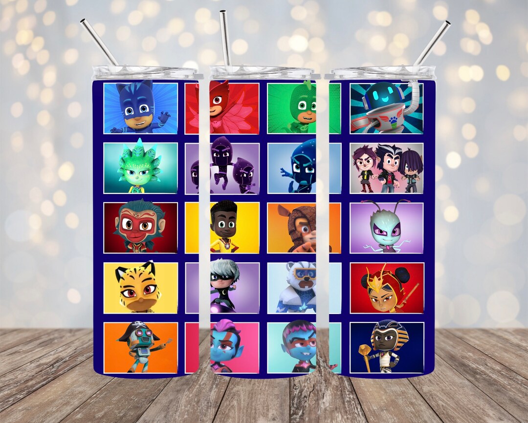 Pj Masks Power Heroes 20oz Sublimation Wrap - Etsy