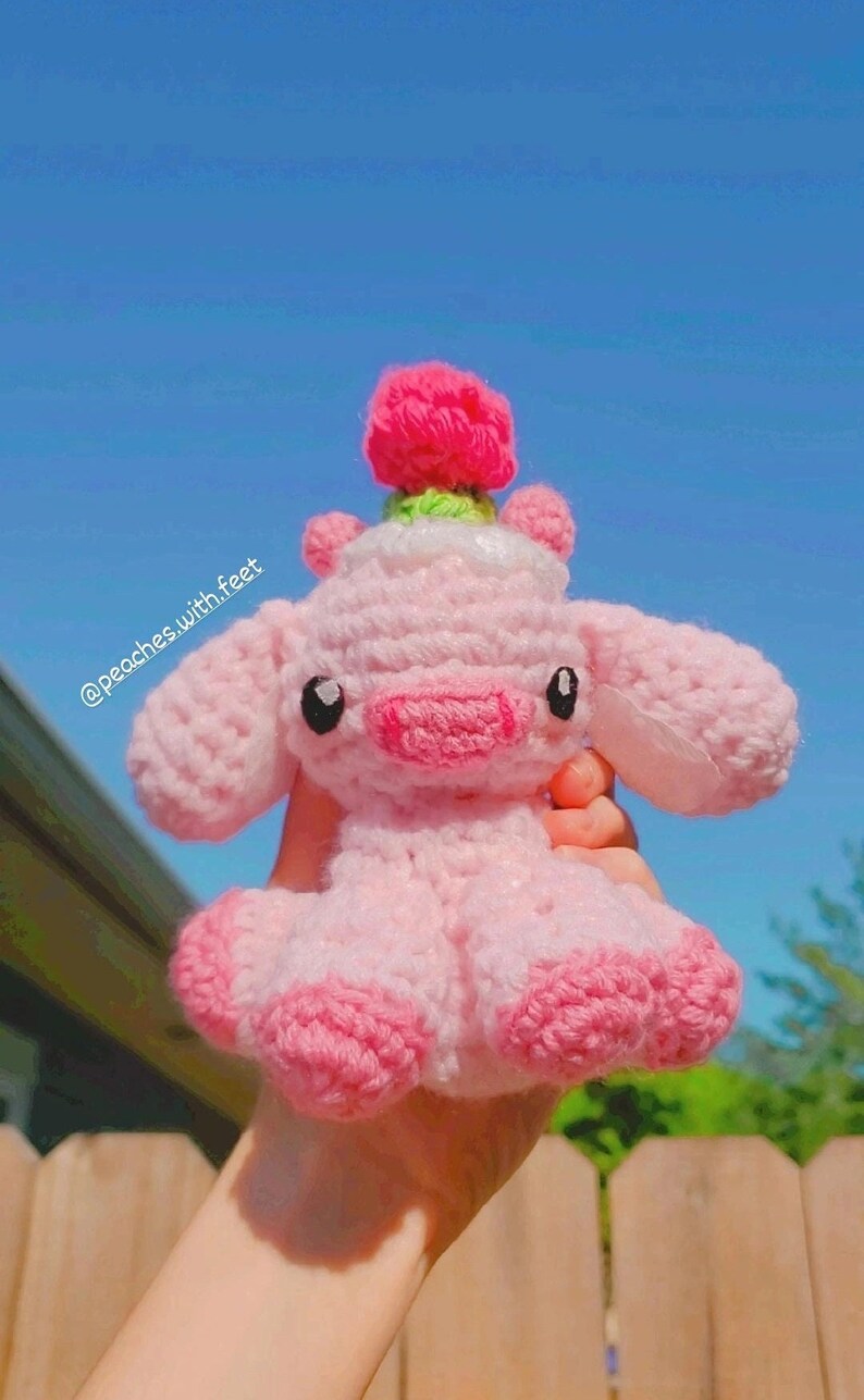Cute Strawberry Cow Crochet Pattern Etsy