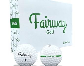 Fairway Golf Balls | Premium 3-piece Surlyn | Tour Quality (12-balls)