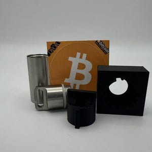 Frase di recupero del seme Bitcoin Ethereum Hardware Stencil per timbro portafoglio in acciaio freddo