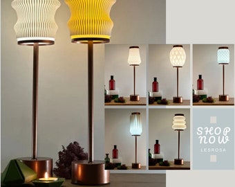 Lampade da tavolo moderne a LED touch con 3 modalità colore: decorazioni per la casa eleganti