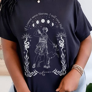 Artemis Greek Mythology Shirt Dark Academia Clothing Greek Statue Celestial Shirt Light Academia Literary Shirt Poet Shirt Literature Shirt