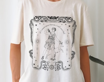 Greek Mythology Dark Academia Clothing Women Greek Statue Mystical Celestial Shirt Light Academia Botanical Tshirt Literary Shirt Gift