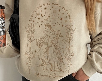 Eurydice Orpheus Greek Mythology Dark Academia Clothing Greek Statue Celestial Sweatshirt Light Academia Literary Sweater Literature Sweater
