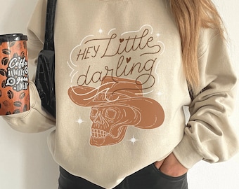 Western Sweatshirt Wild West Sweater Cowboy Sweatshirt Cowgirl Sweatshirt Howdy Sweatshirt Space Cowgirl Sweatshirt Retro Western