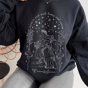 Orpheus Eurydice Greek Mythology Dark Academia Clothing Women Greek Statue Celestial Sweatshirt Light Academia Literary Sweater Literature