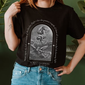 Mythe d'Icarus Daedalus Mythologie grecque Tshirt Dark Academia Esthétique Lumière Academia Bibliothécaire T-shirt Littérature Chemise Dieux grecs Histoire
