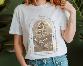 イカロスの神話 ダイダロス ギリシャ神話 Tシャツ ダークアカデミア 美学 ライトアカデミア 司書 Tシャツ 文学シャツ ギリシャの神 イカロス