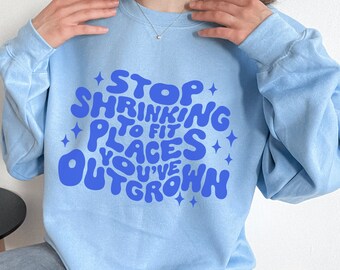 Good Vibes Sweater Inspirational Positive Sweatshirt Love Yourself Sweater Affirmation Sweater Mental Health Sweatshirt Aesthetic Sweatshirt