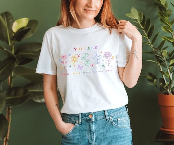 Empowered Shirt Motivational Shirt Inspirational Shirt Self Love Shirt Affirmation Shirt Teacher Shirt Kidcore Clothing Aesthetic Clothing