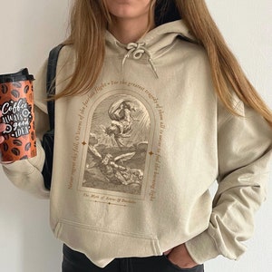 Myth of Icarus Daedalus Hoodie Greek Mythology Ancient Greece Dark Academia Clothing Light Academia Literature Literary Ovid Metamorphoses