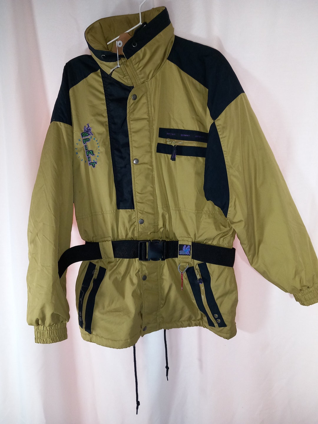 Vintage Mustard Ski Jacket by Spirit Etsy UK