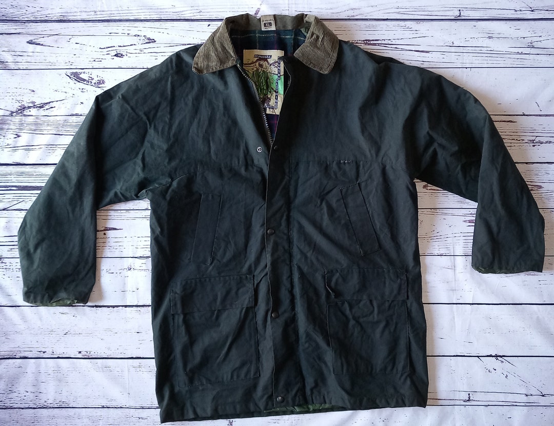Vintage Wax Jacket by ST Marks Etsy