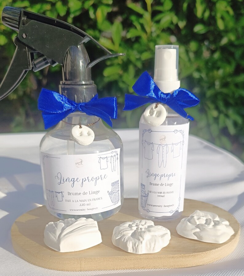 LINGE FRAIS Brume de linge - Spray textile Artisanal naturel - Parfum d'intérieur image 7