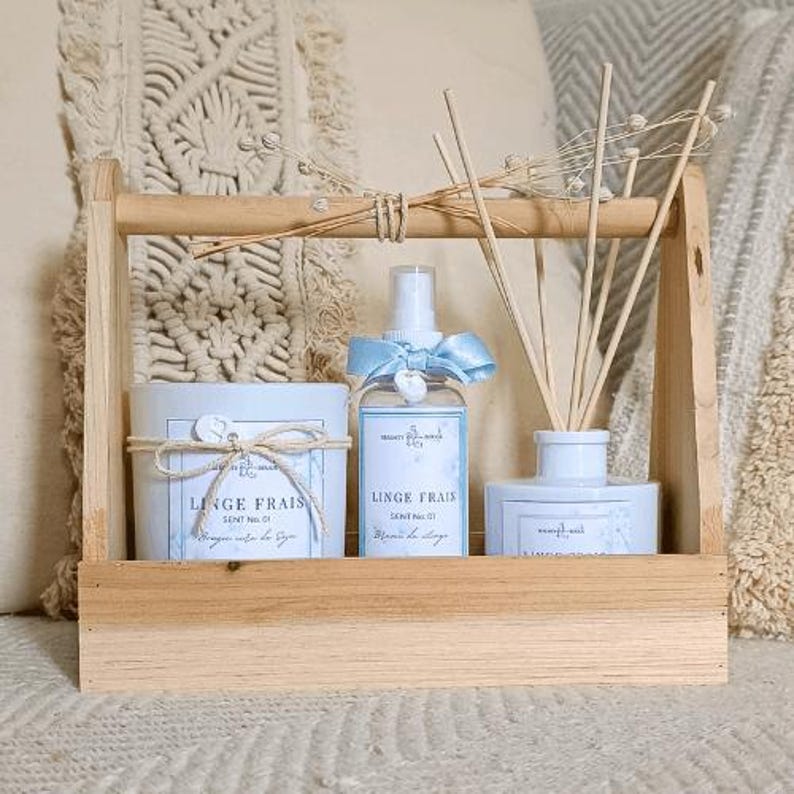 LINGE FRAIS Brume de linge - Spray textile Artisanal naturel - Parfum d'intérieur image 2