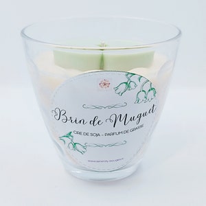 Handmade scented candle BRIN DE MUGUET