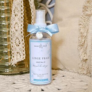 LINGE FRAIS Brume de linge - Spray textile Artisanal naturel - Parfum d'intérieur image 1