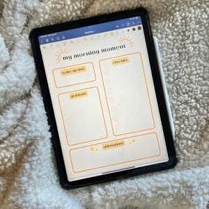 Morning Routine Planner - Sunny Morning Moment Daily Planner and To-Do