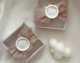 Cloud candle birth favors | Baptism favors | Birth gift | Baptism gifts