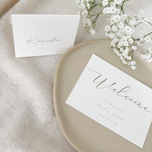 Tafelkaart bruiloft | Hochzeit Tischkarte | Wedding table card