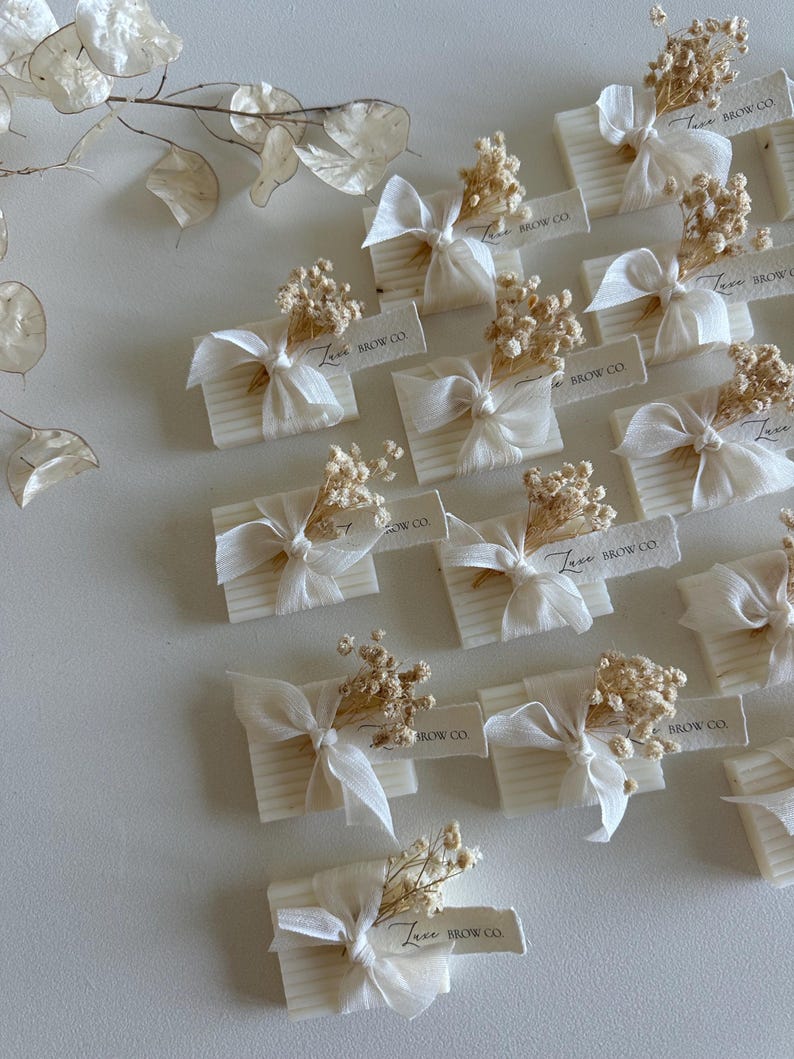 Mini witte zeep bedankjes | Pure white mini soap | hochzeit cadeaue | Mini Seife | sabun hediyelik | Nisan hediyesi image 4