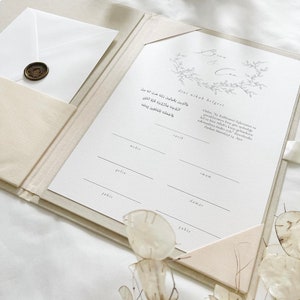 Dini Nikah Belgesi Folio für Hochzeitserinnerungen Islamische Hochzeitsurkunde Islamische Theorie Islamische Heiratsurkunde Bild 5