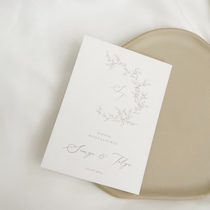 Hochzeitstischkarte | hochzeit tischkarte | nisan masa karti